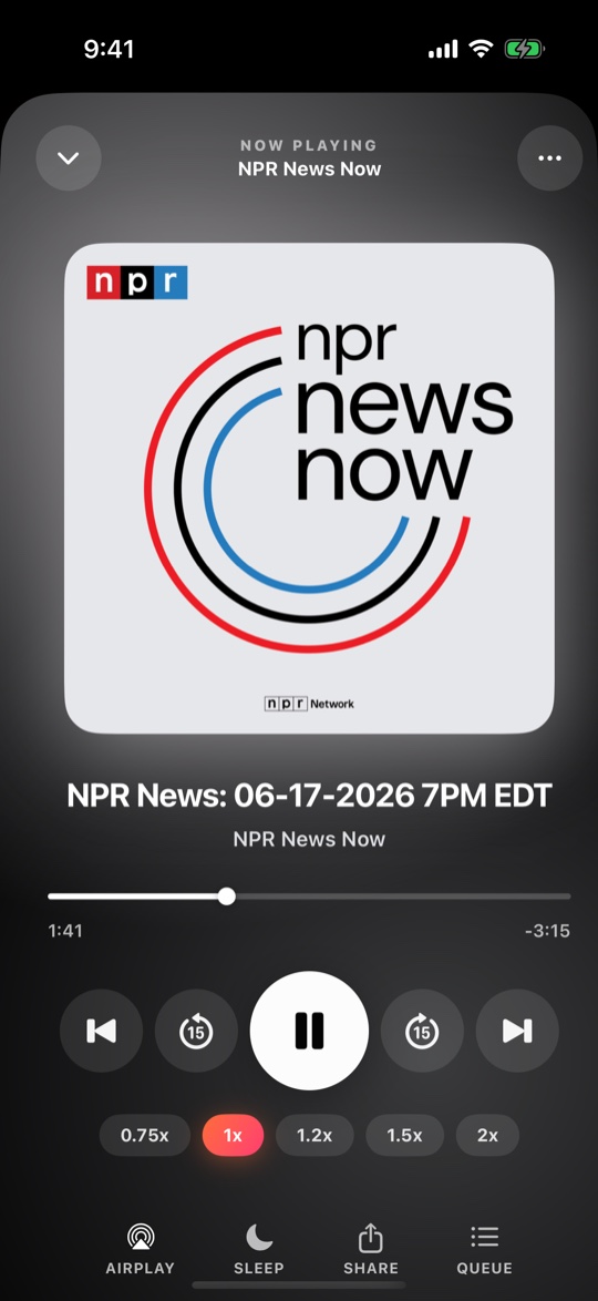 Arca podcast player